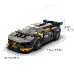 Supercar Racing Car Rally Race Building Blocks For Boys