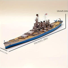 Battleship Paper Model Gift Birthday Christmas