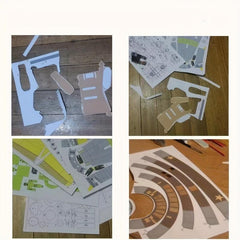 Battleship Paper Model Gift Birthday Christmas