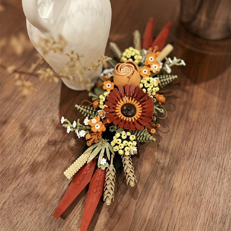 Wildflower Bouquet Dried Centrepiece Building Blocks Romantic Gift