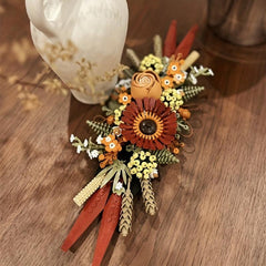 Wildflower Bouquet Dried Centrepiece Building Blocks Romantic Gift