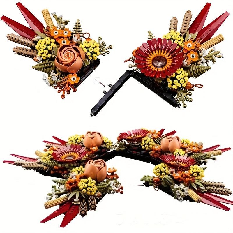 Wildflower Bouquet Dried Centrepiece Building Blocks Romantic Gift