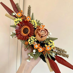 Wildflower Bouquet Dried Centrepiece Building Blocks Romantic Gift