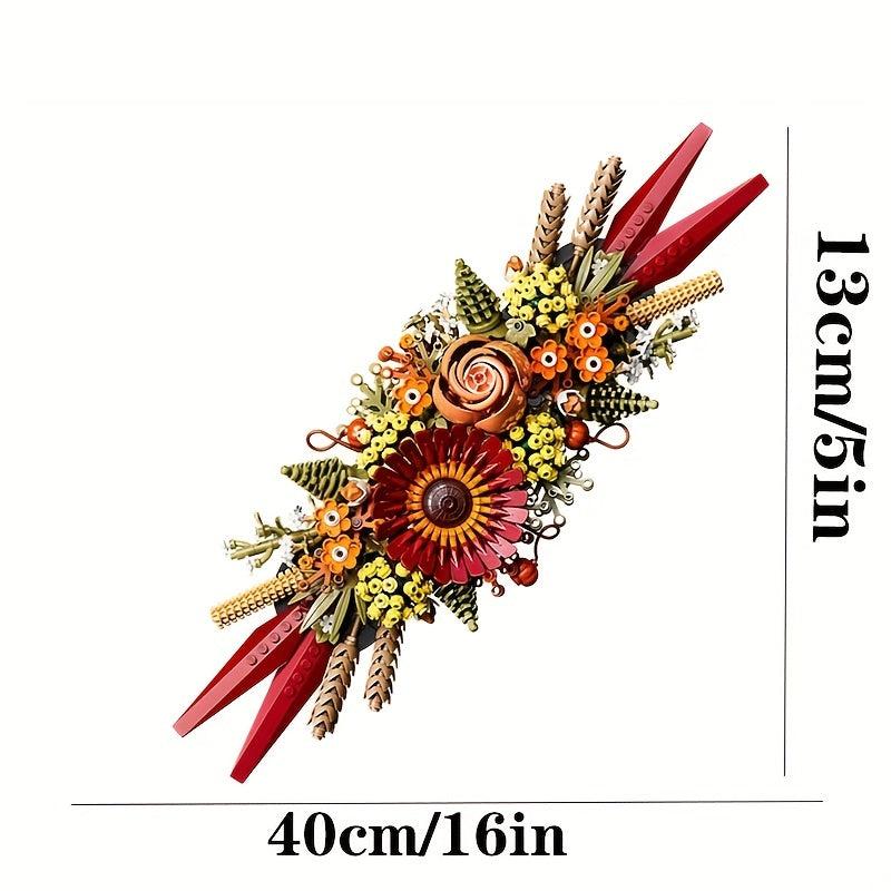 Wildflower Bouquet Dried Centrepiece Building Blocks Romantic Gift