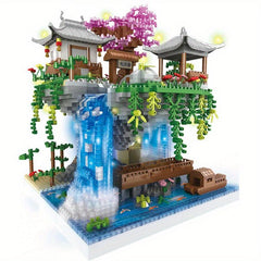 Peach Fountain Building Blocks Assembly Toys