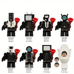 Educational Toy Building Blocks Figure Bag Set