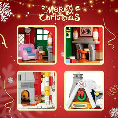 Christmas Gingerbread House Building Blocks Toys