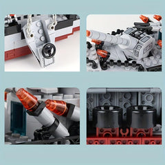 651pcs Battleship Naval Battle Building Block Set