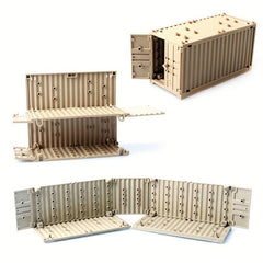 3 in 1 Military Assembled Container Model Building Block Toy