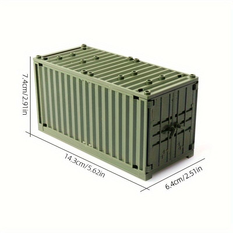 3 in 1 Military Assembled Container Model Building Block Toy