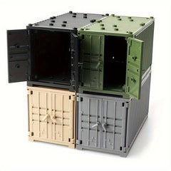 3 in 1 Military Assembled Container Model Building Block Toy