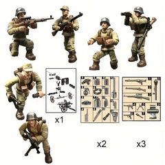 Building Blocks Military Models Soldiers Dolls Small Dolls