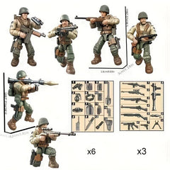 Building Blocks Military Models Soldiers Dolls Small Dolls