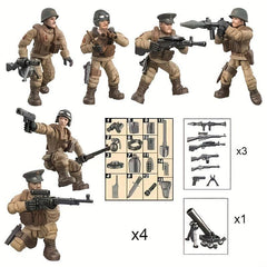 Building Blocks Military Models Soldiers Dolls Small Dolls
