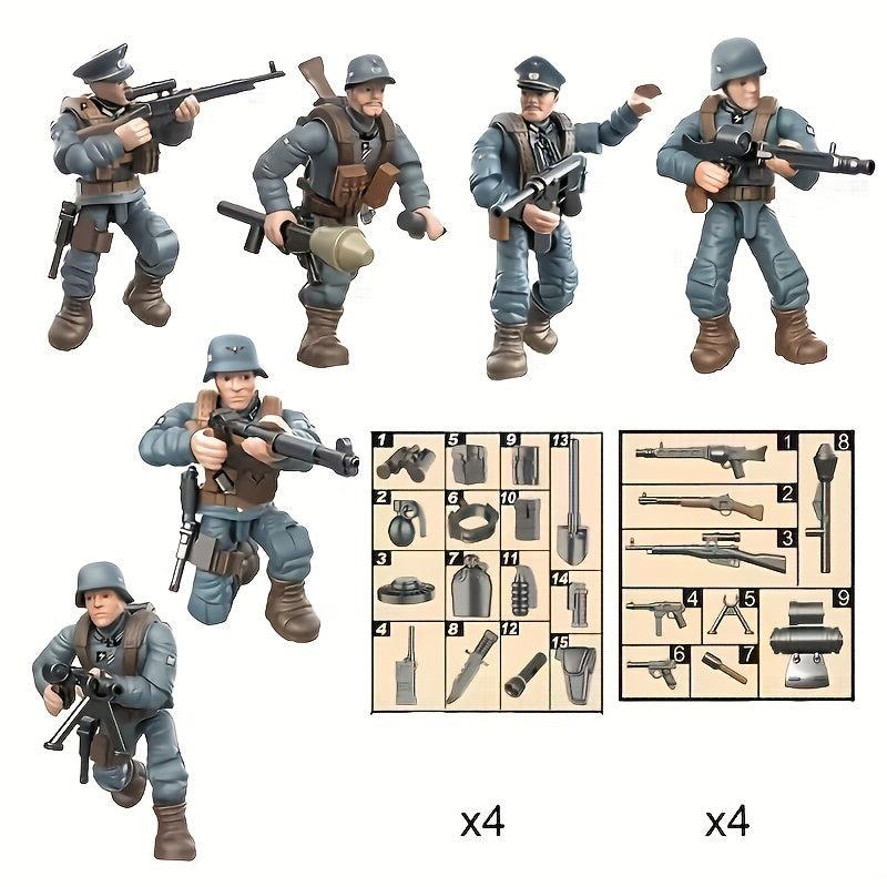 Building Blocks Military Models Soldiers Dolls Small Dolls