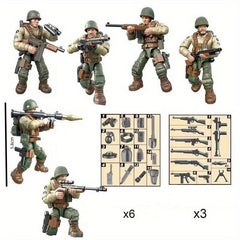 Building Blocks Military Models Soldiers Dolls Small Dolls