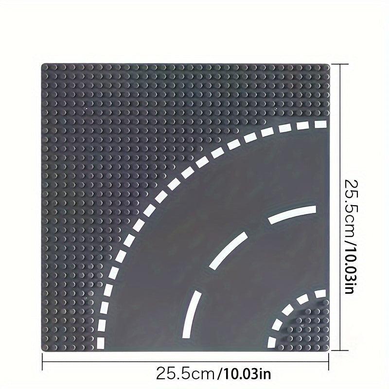 Street View Road Building Blocks Baseboard 32x32 Universal Baseboard