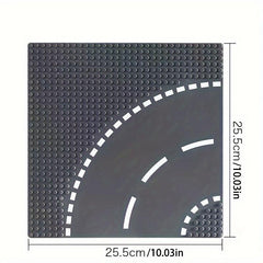 Street View Road Building Blocks Baseboard 32x32 Universal Baseboard