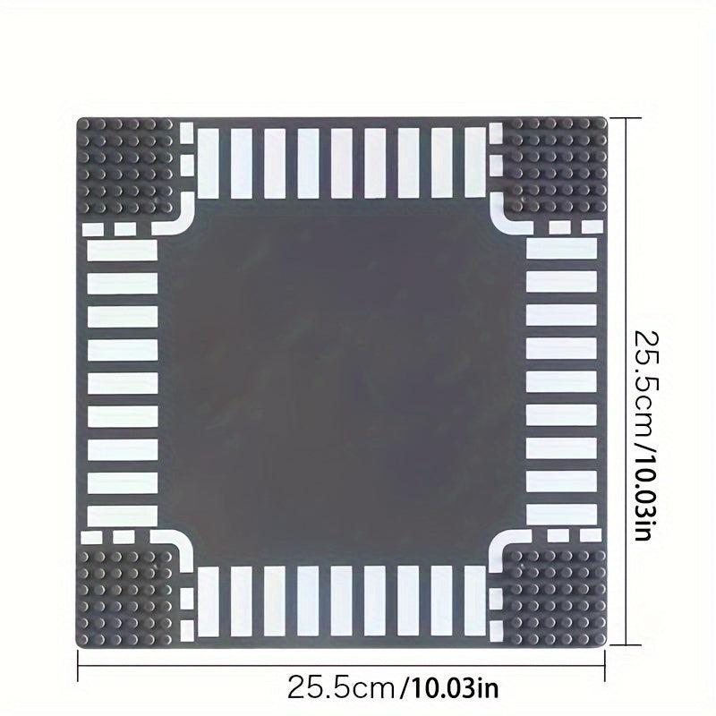 Street View Road Building Blocks Baseboard 32x32 Universal Baseboard