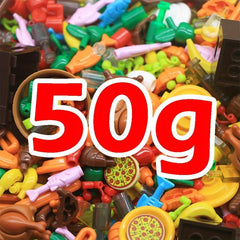 50g Food City Accessories Friends Bricks Building Blocks Set for Children