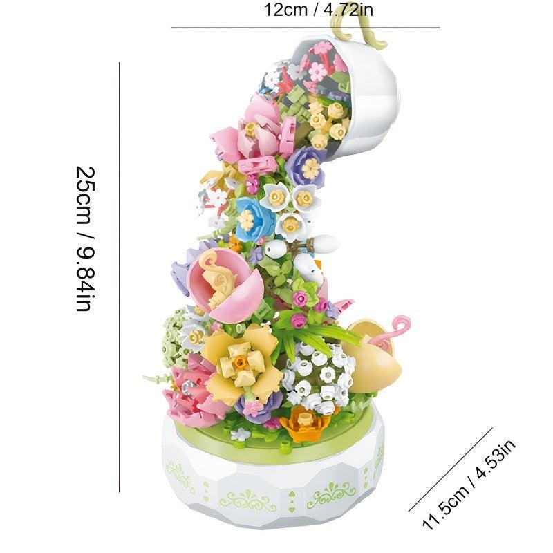 Enchanting Flower Music Box Puzzle for Kids and Adults