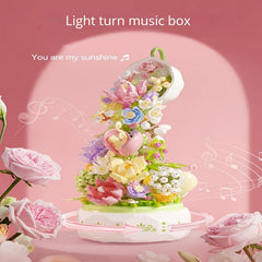 Enchanting Flower Music Box Puzzle for Kids and Adults