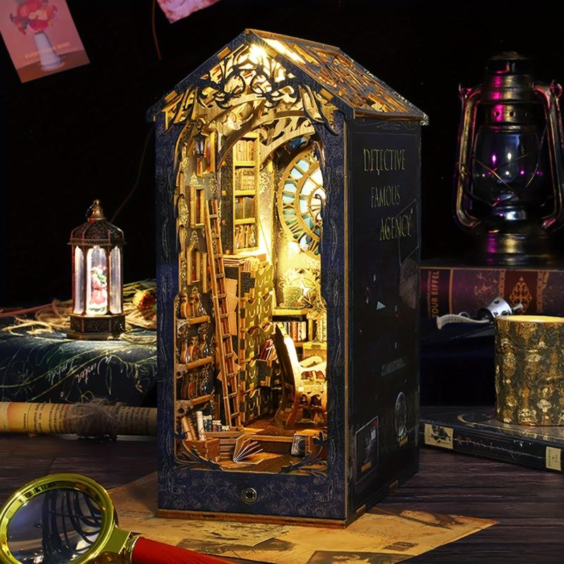 Wooden Book Stand Detective Society Model