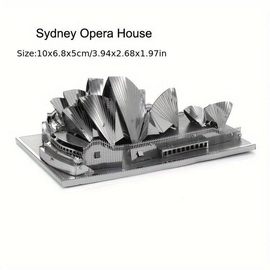 3D Metal Puzzle Notre Dame De Paris Castle Model Gift