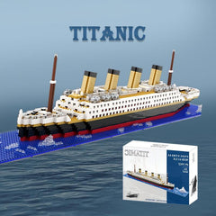 1878pcs Cruise Model Building Blocks DIY Educational Toy