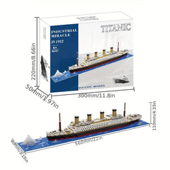 1878pcs Cruise Model Building Blocks DIY Educational Toy
