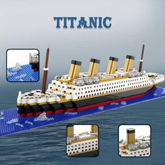 1878pcs Cruise Model Building Blocks DIY Educational Toy
