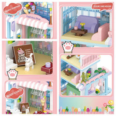 DIY Street View Dessert Shop Building Block Set