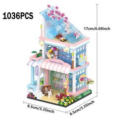 DIY Street View Dessert Shop Building Block Set