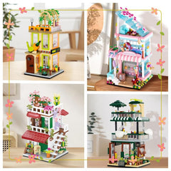 DIY Street View Dessert Shop Building Block Set