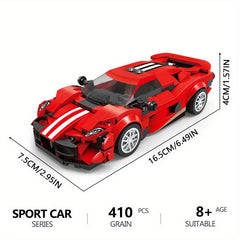 Farrar Li Red Car City Creative Expert Bricks Educational Toys for Kids