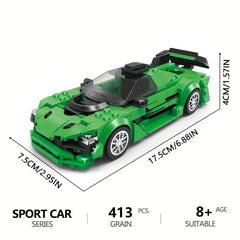 Farrar Li Red Car City Creative Expert Bricks Educational Toys for Kids