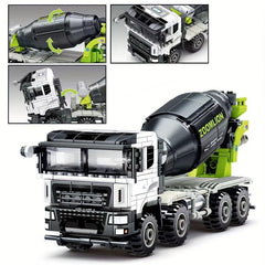 Excavator Building Blocks Forklift Toy Crane Cement Truck