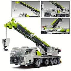 Excavator Building Blocks Forklift Toy Crane Cement Truck