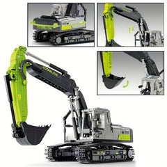 Excavator Building Blocks Forklift Toy Crane Cement Truck