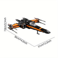 X-wing Fighter Battle Plane Model Building Blocks Set