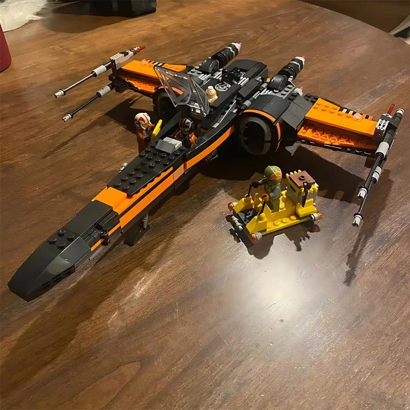 X-wing Fighter Battle Plane Model Building Blocks Set