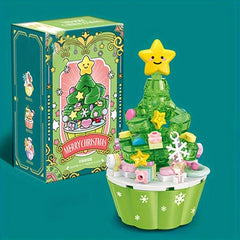 Christmas Gingerbread House Cake Decoration Building Blocks Puzzle Toys