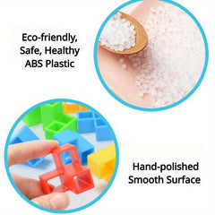 Colorful Block Balance Game for Family Parties and Travel - Safe Baby Toy