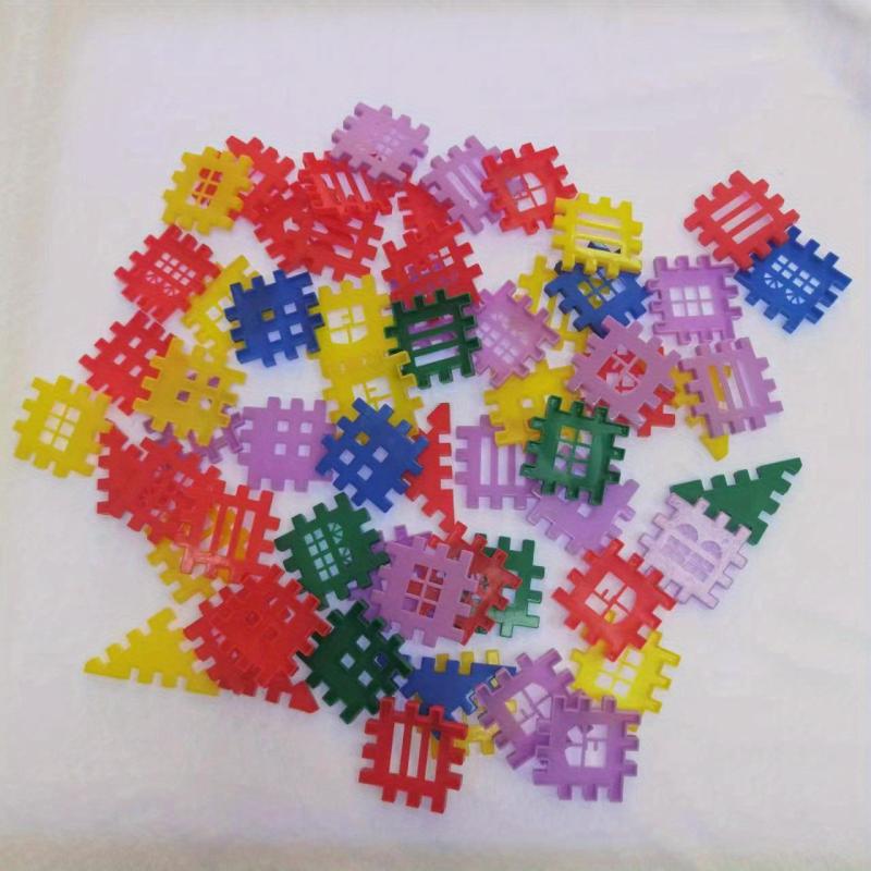 60pcs Villa Building Block Toys House Splicing Toys Montessori Toys