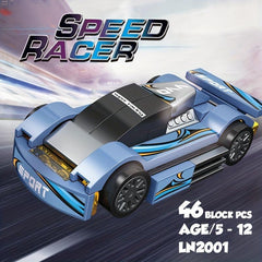 36 pcs Racing Car Building Block Toys For Kids Party Present Boy Birthday Gift