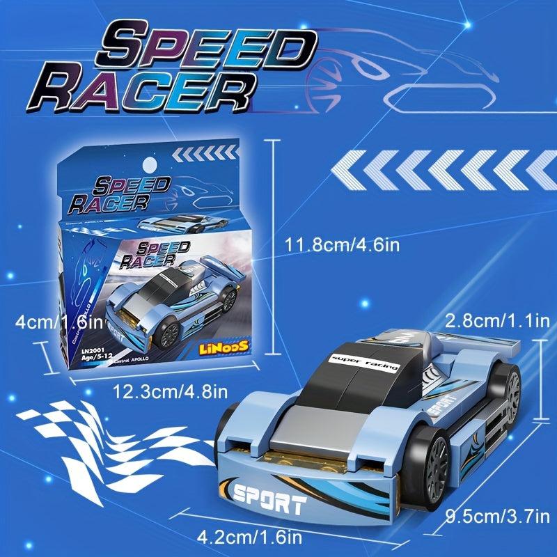 36 pcs Racing Car Building Block Toys For Kids Party Present Boy Birthday Gift