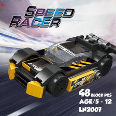 36 pcs Racing Car Building Block Toys For Kids Party Present Boy Birthday Gift