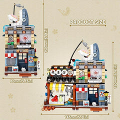 Shark Cat Aquatic Building Block Toy Set