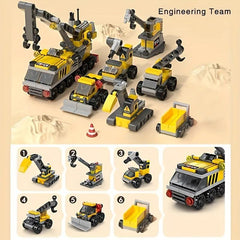 6-in-1 Mechanical Themed Building Block Set Educational Toy Gift