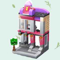 Mini Street View Commercial Store Building Blocks Toy